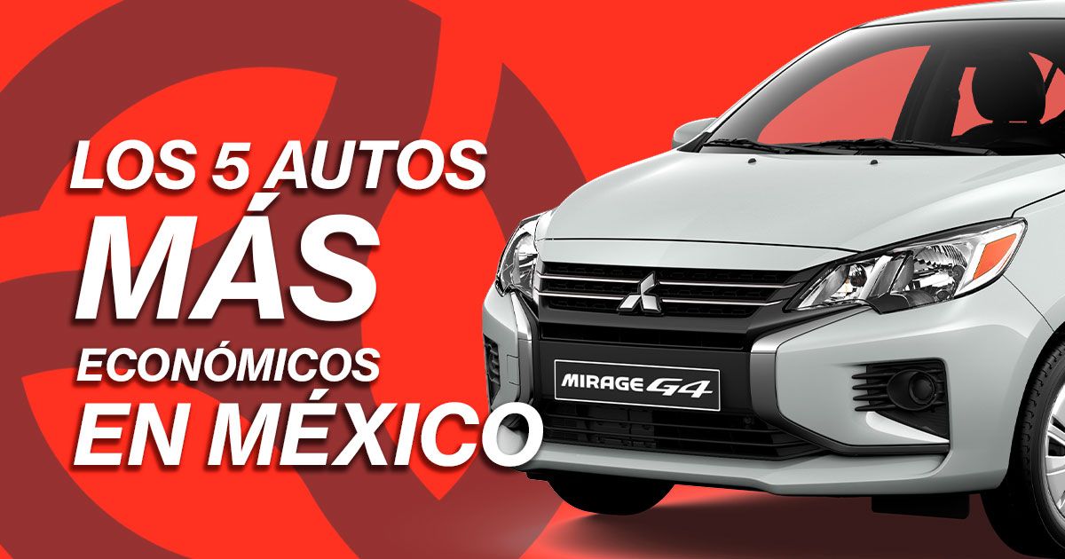 Los 5 autos más económicos de México