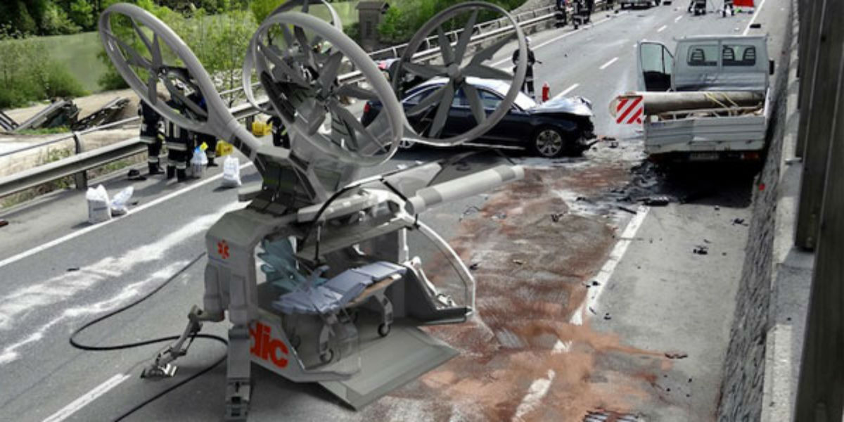 En el futuro (¿cercano?) las ambulancias serán drones