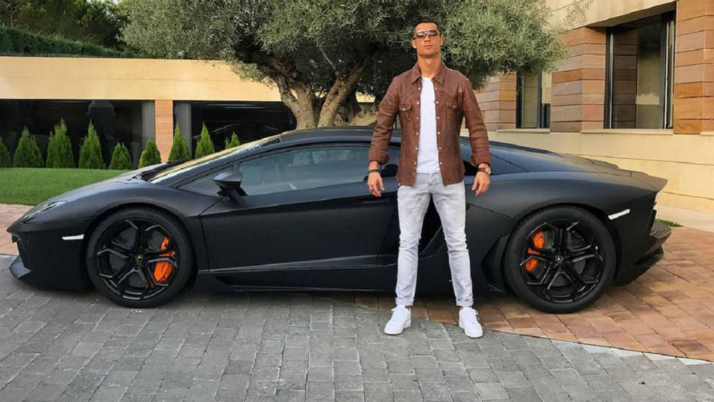 El Lamborghini Aventador de Cristiano Ronaldo