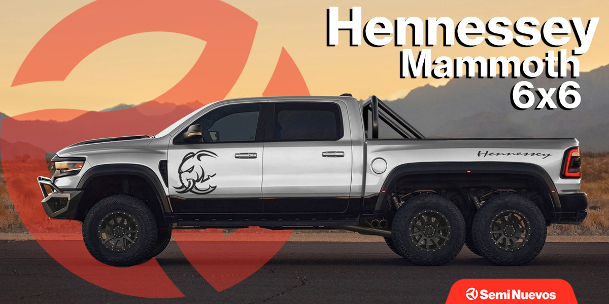 Así es la Hennessey Mammoth 6x6 la pickup más poderoso del planeta