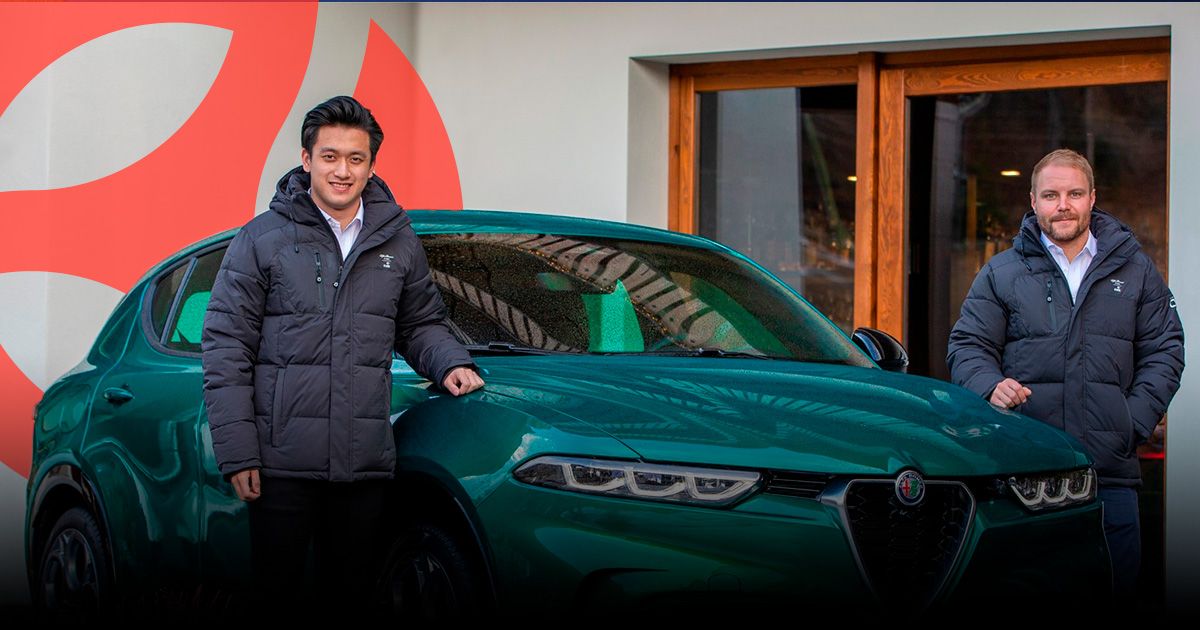 Valtteri Bottas y Zhou Guanyu conducen por primera vez el nuevo Alfa Romeo Tonale