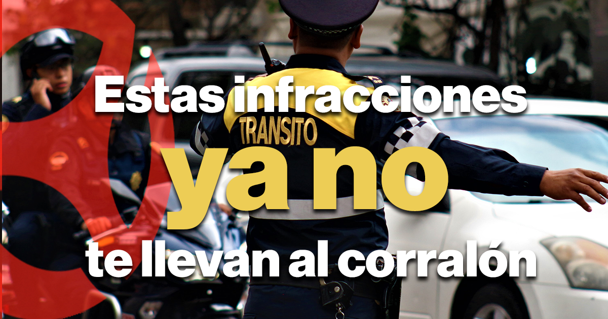 Hoy entra en vigor el nuevo reglamento de tránsito en la CDMX