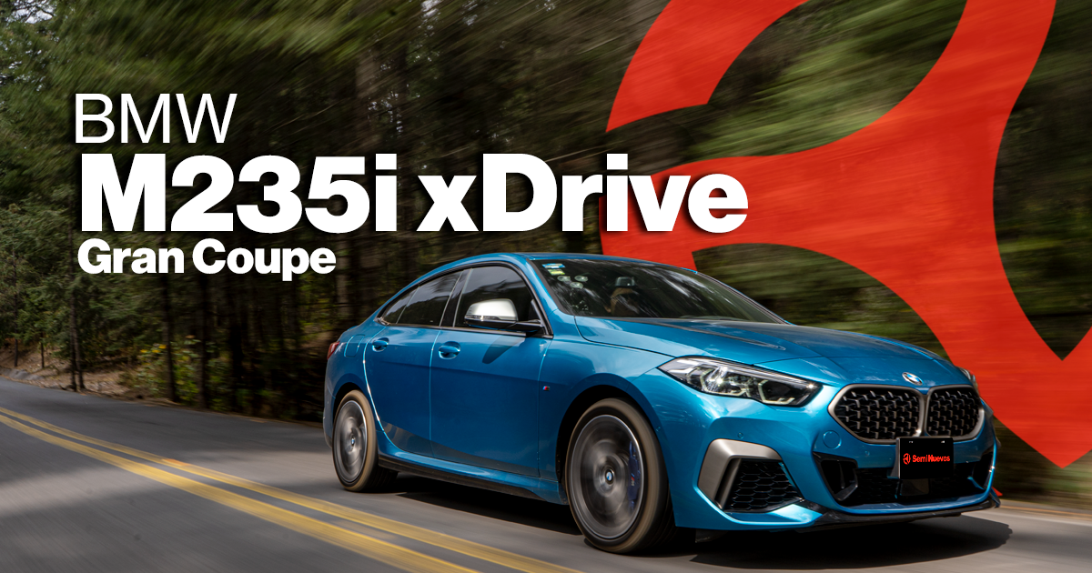 BMW M235i xDrive Gran Coupé, la opción perfecta sin sacrificar su naturaleza deportiva con el espacio de un familiar que necesitas.