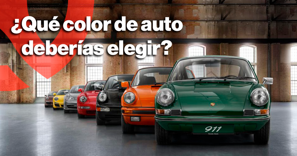 ¿Cuál es el mejor color para tu auto?