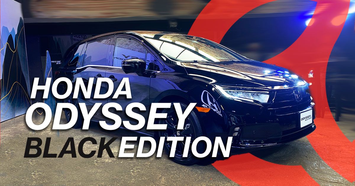 Honda Odyssey Black Edition 2023 más refinada, segura y con un look deportivo.