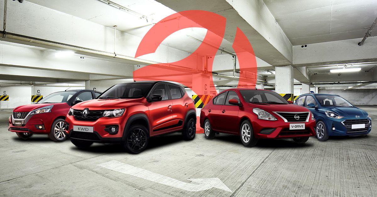 Los 4 autos más baratos del mercado