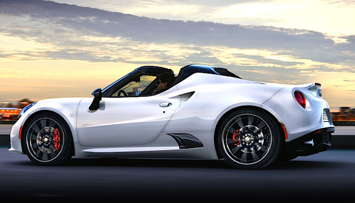 Alfa Romeo 4C Spider: versión europea.