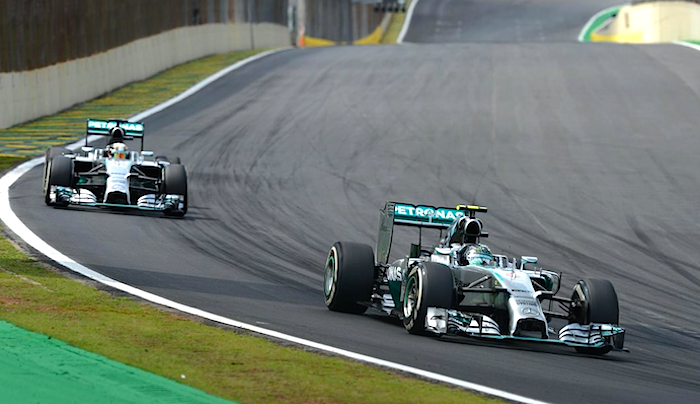 Nico Rosberg Gana en el GP de Brasil 2014.