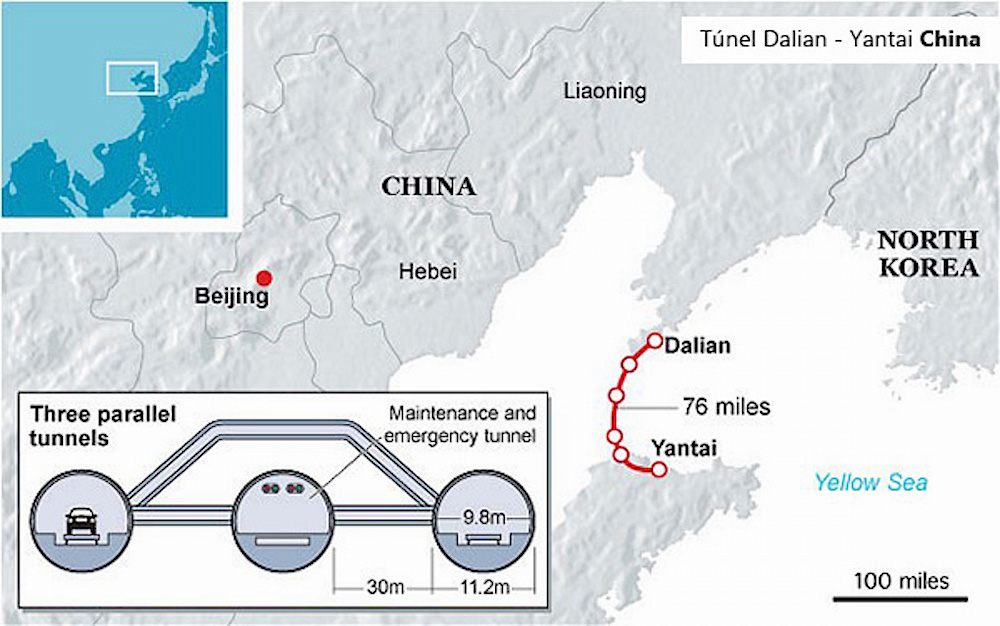 Los secretos del túnel submarino más largo del mundo