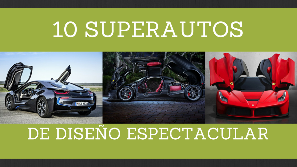 [FOTOS] Superautos: ¿Con cuál de estos modelos te quedarías?