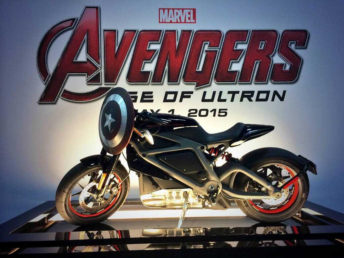 Primera moto eléctrica de Harley Davidson será parte The Avengers 2