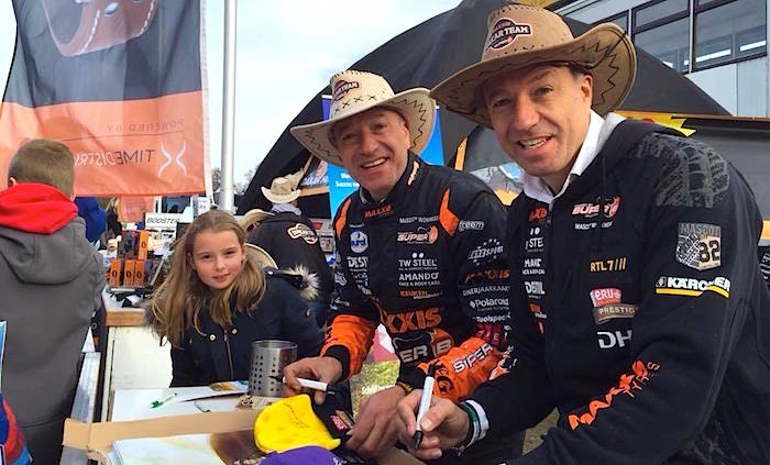 Tim y Tom Coronel, los hermanos gemelos que volverán al Dakar el 2015