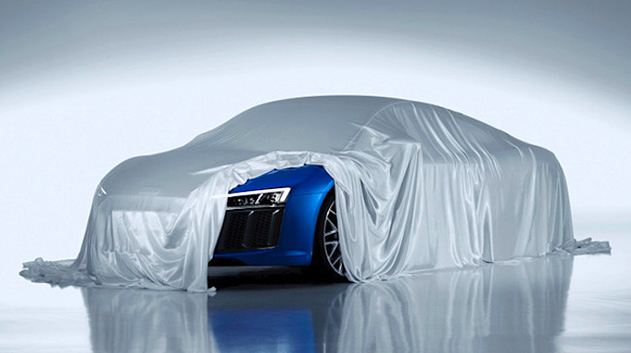 Audi R8 2015, primera imagen al descubierto.