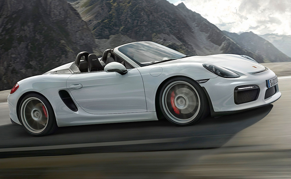 Porsche Boxster Spyder: Menos kilos y Más potencia