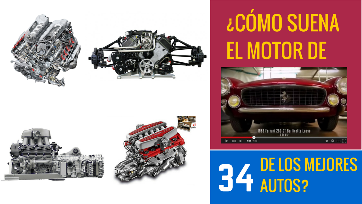Youtube: 34 autos y el ‘ronroneo’ de sus motores según su modelo