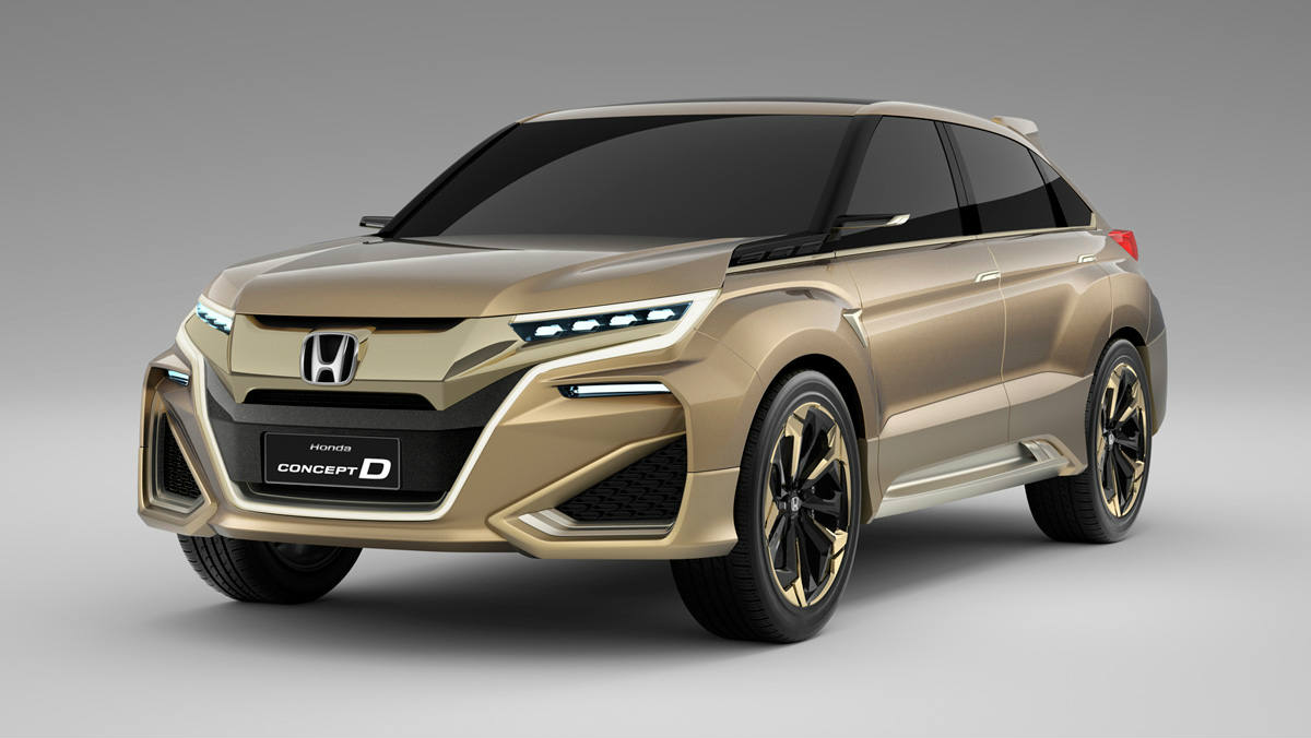Concept D: La nueva SUV que Honda presentó en el Salón de Shanghai 2015