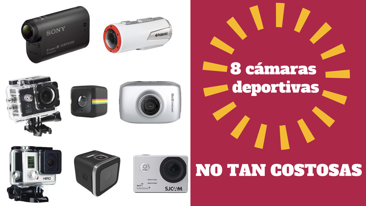 Cámaras deportivas: 8 ejemplares económicos y de buen rendimiento