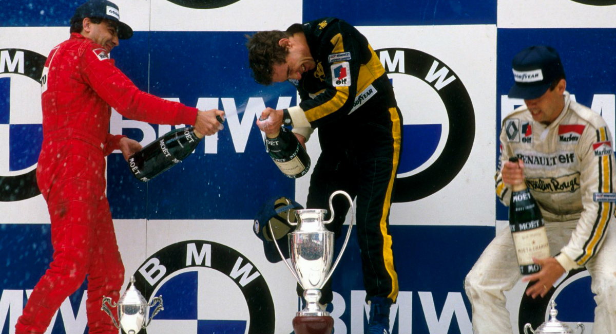 Ayrton Senna ganó su primer Grand Prix de la Fórmula 1 un día como hoy