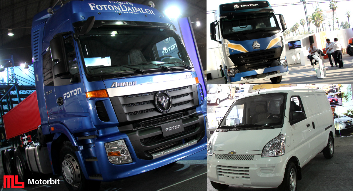 Las novedades de Sinotruk, Foton y Chevrolet en el Perú Cargo Week 2015