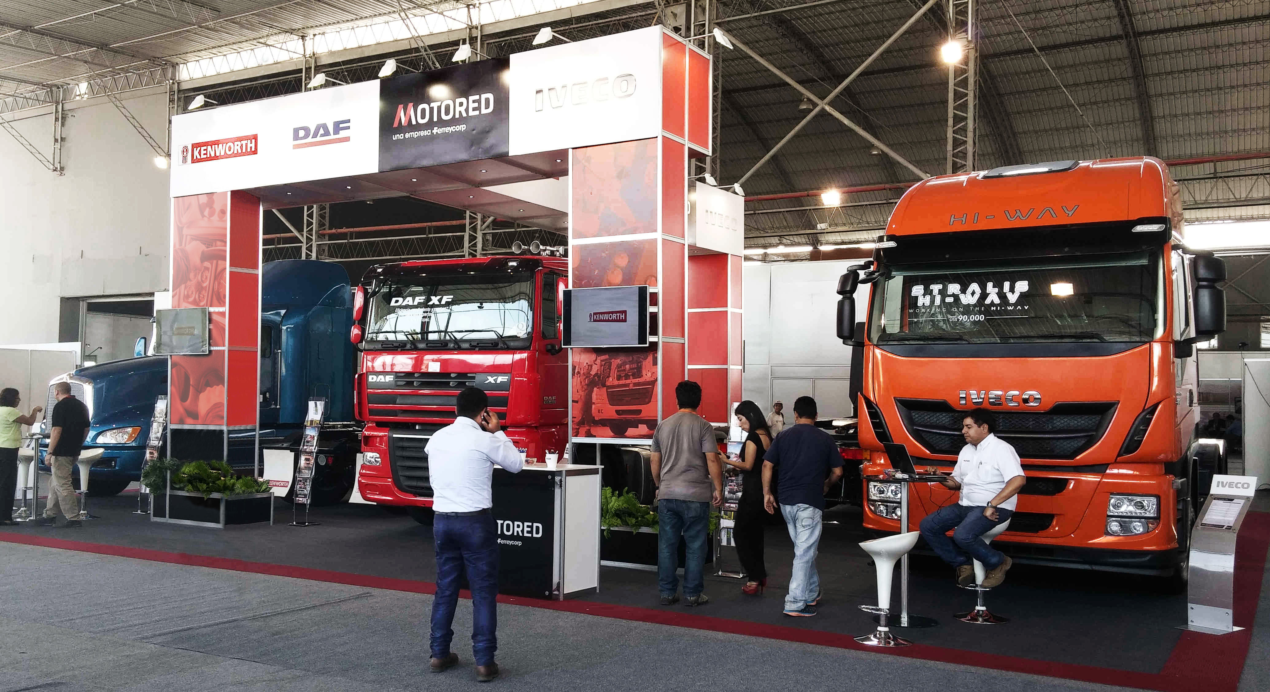 Motored exhibe camiones Kenworth, Iveco y DAF en el Perú Cargo Week 2015
