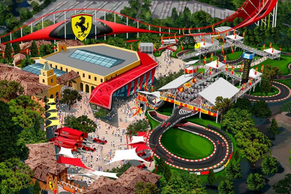 Se inició la construcción de Ferrari Land, el parque temático europeo del cavallino