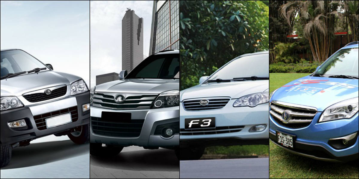 Autos chinos y su extraña afición de parecerse a otros ¿Por qué lo hacen?