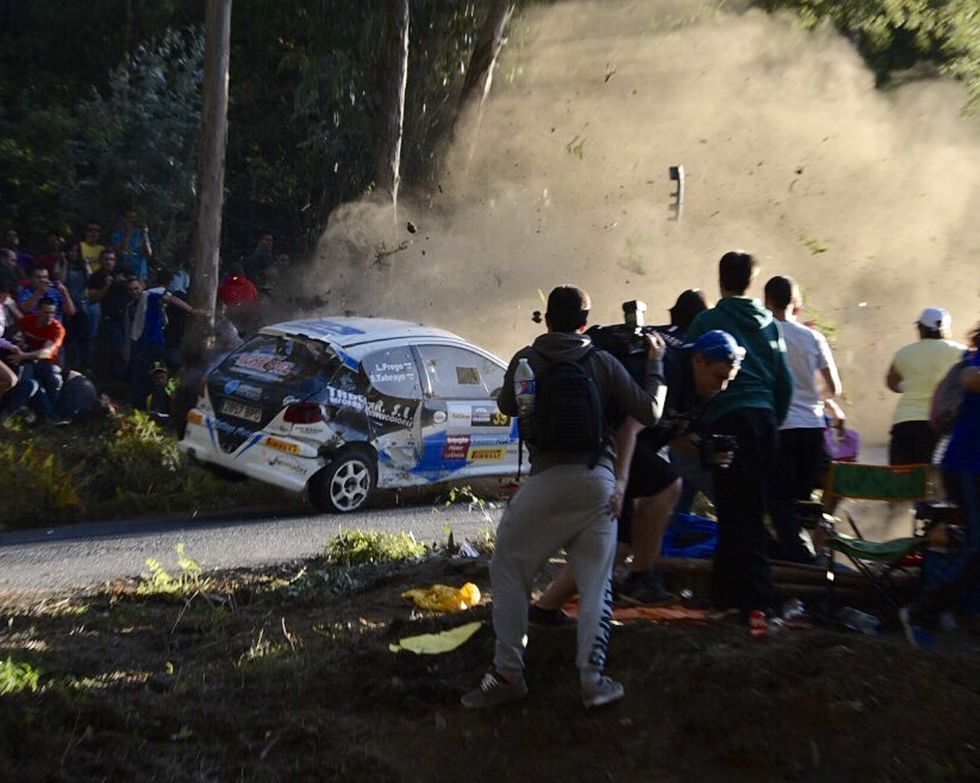 Grave accidente durante un rally en España