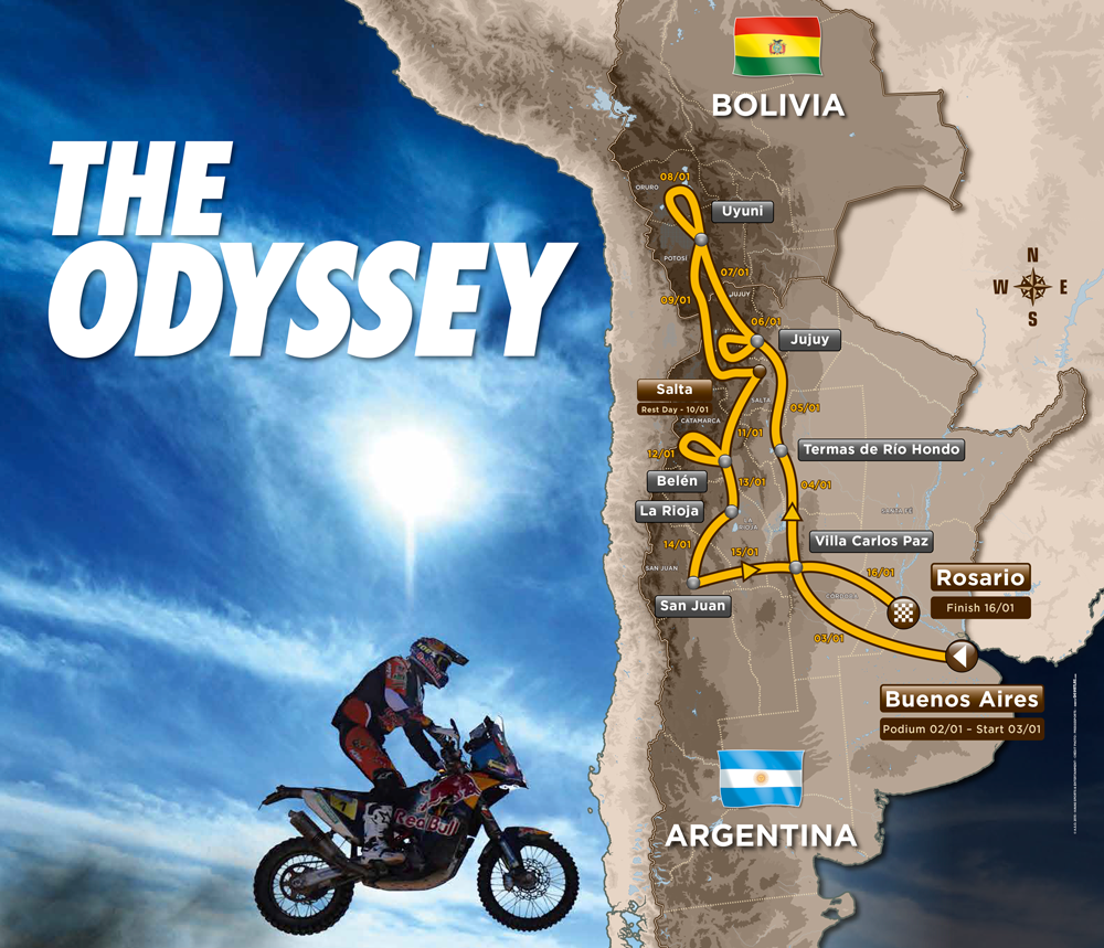 Dakar 2016: Se aprobó nueva ruta oficial con 3 etapas en Bolivia