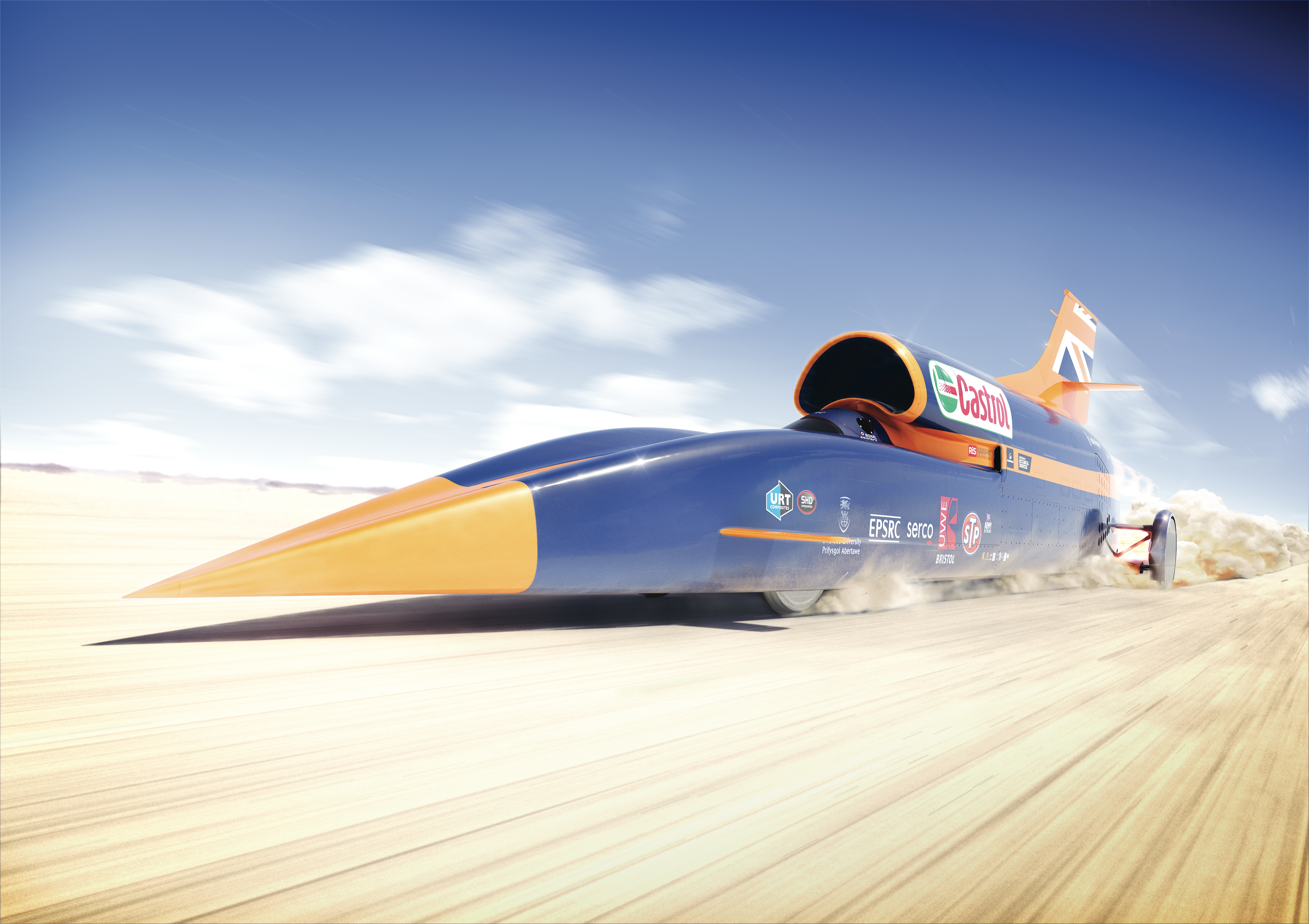Bloodhound SSC: el supersónico con potencia de 180 autos de Fórmula 1