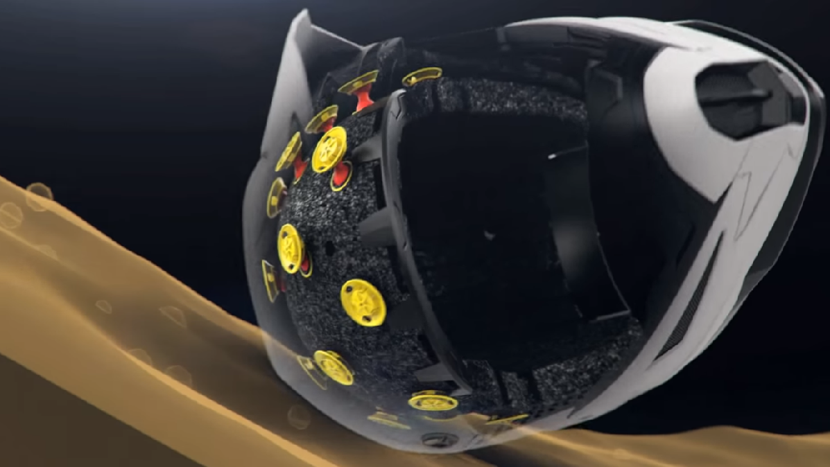 Un casco con suspensión interna para evitar lesiones cerebrales