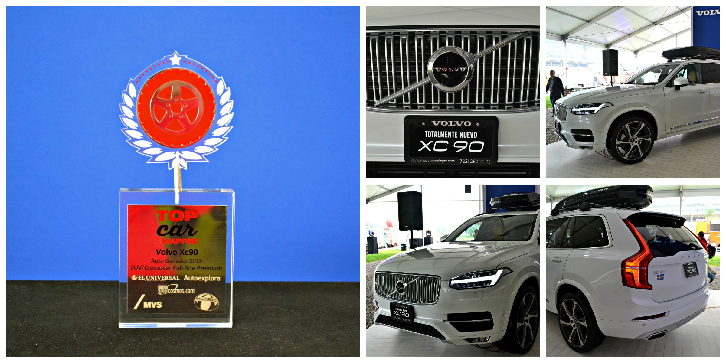 Volvo presenta al multipremiado XC90, SUV del momento.