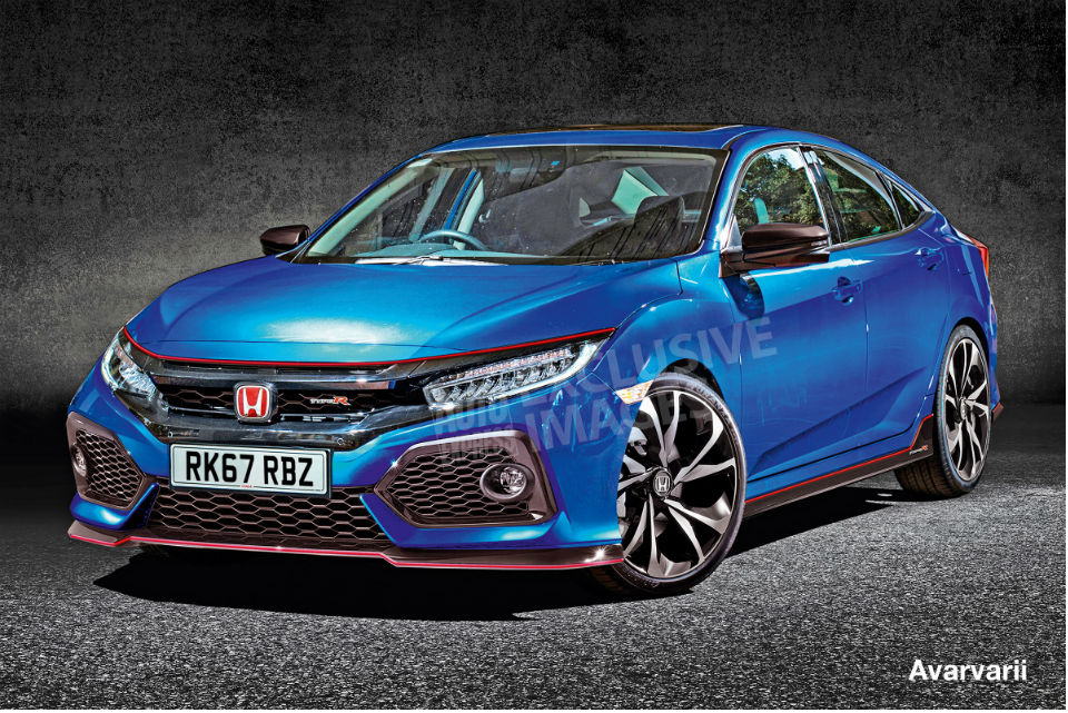 Type R 2017: primeras imágenes del hot hatch de Honda