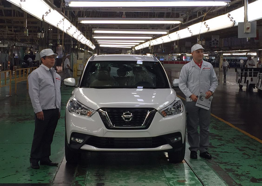Nissan empezó a producir el Kicks en México