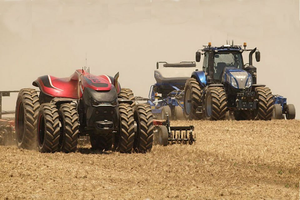 Tractor autónomo: los prototipos de Case IH y New Holland