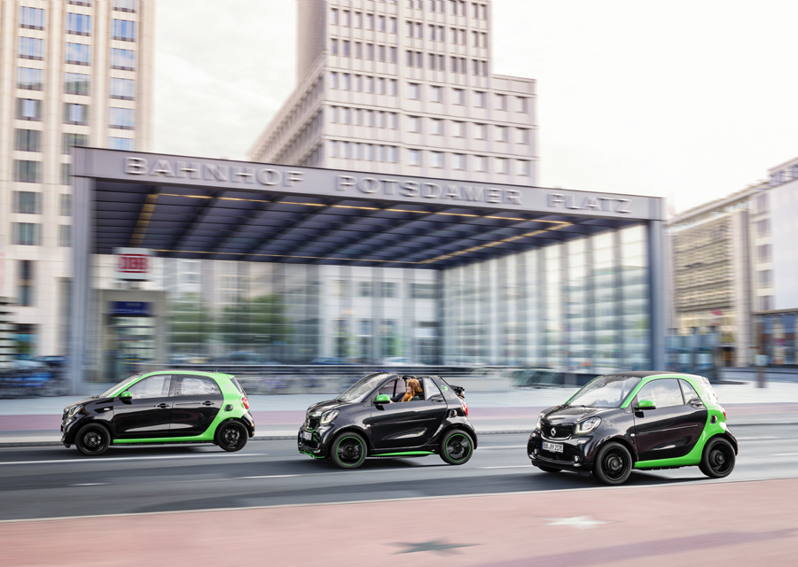 Smart presentó el eléctrico más citadino