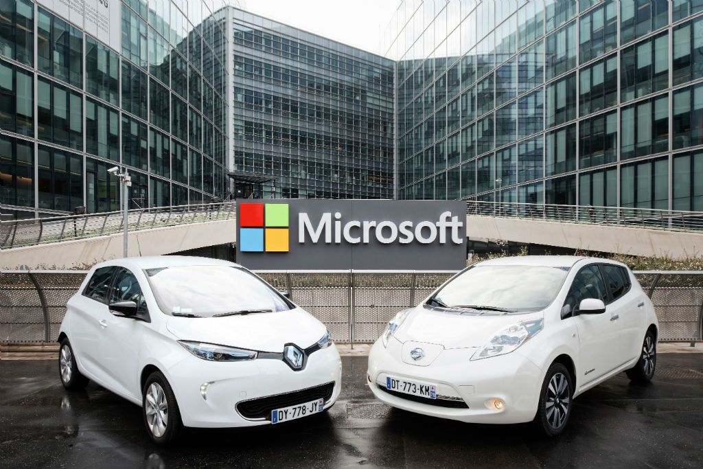 Renault-Nissan y Microsoft mejorarán conectividad en vehículos autónomos