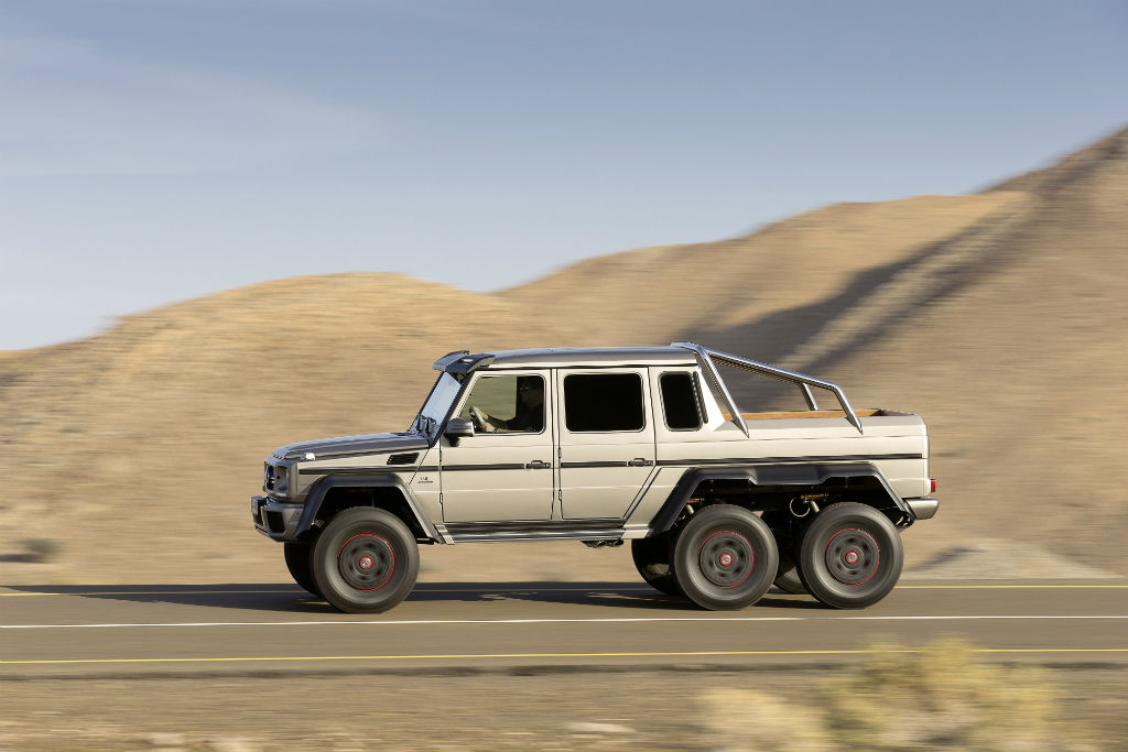 Mercedes-Benz G 63 6x6, el todoterreno más extremo