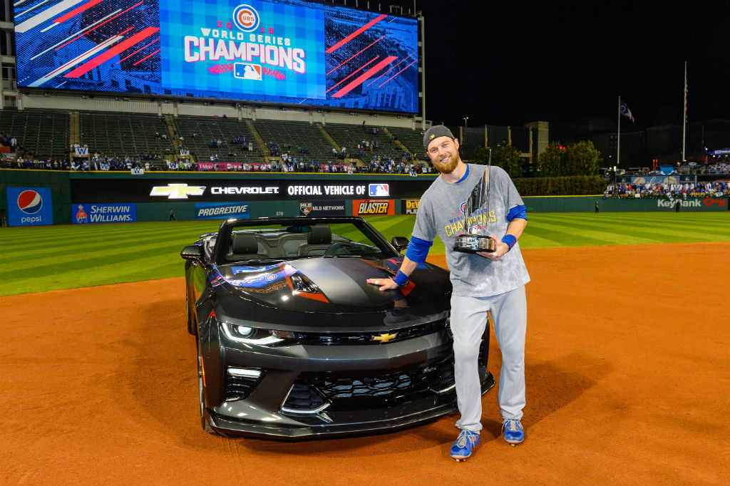El Chevrolet Camaro del MVP de la Serie Mundial