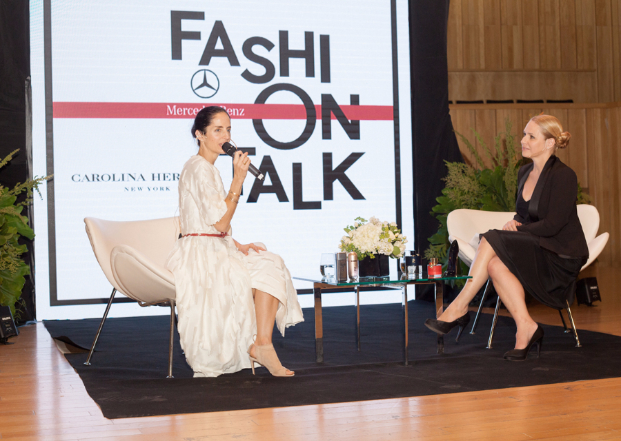 Mercedes y Carolina Herrera juntos