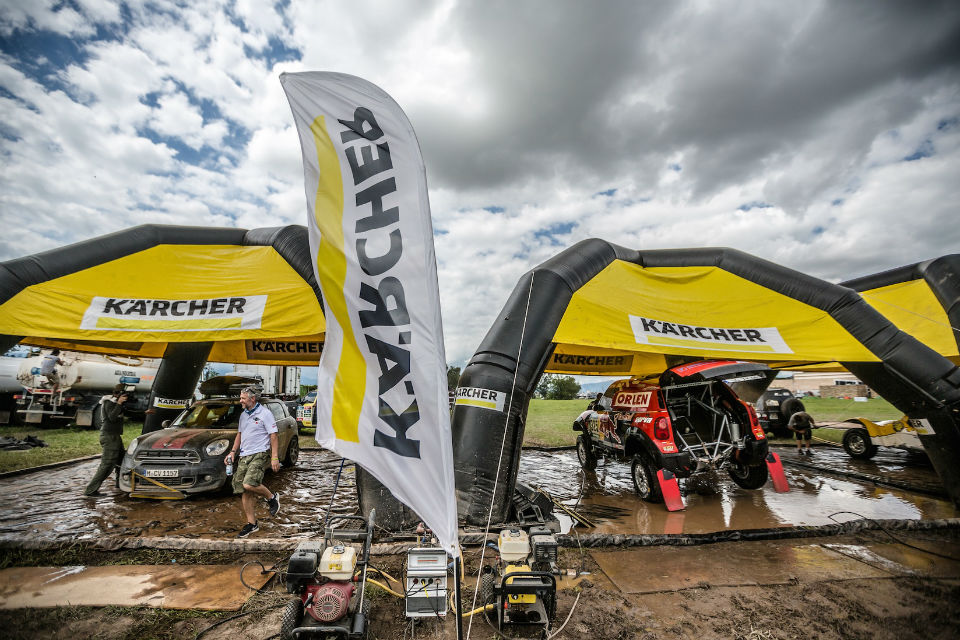 Kärcher, a cargo de la limpieza de vehículos en el Dakar 2017