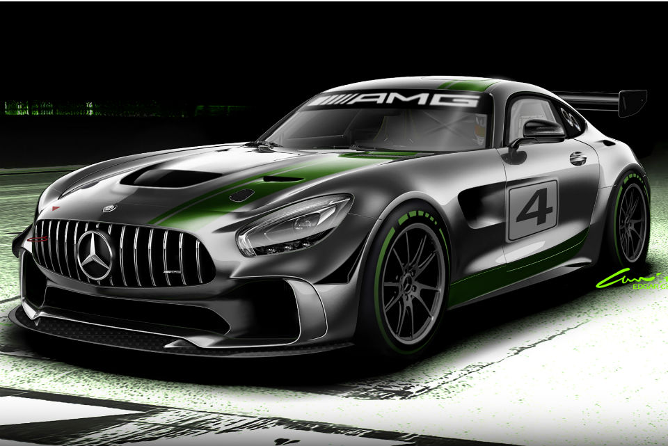 GT4: El futuro auto de carreras de Mercedes-AMG