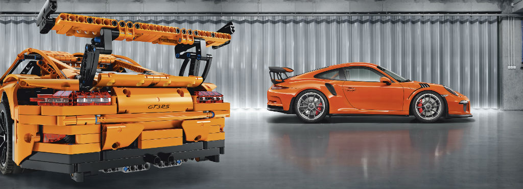 Conoce el Porsche hecho de 2,704 piezas Lego