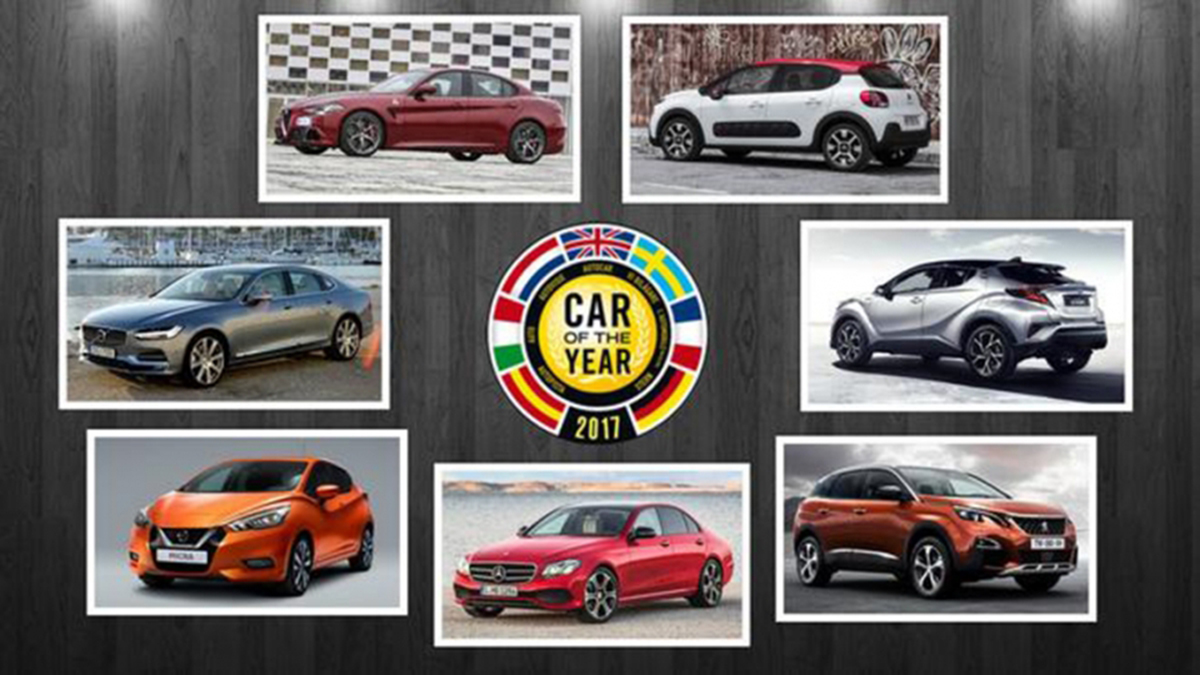 Siete candidatos para el Auto de Europa 2017