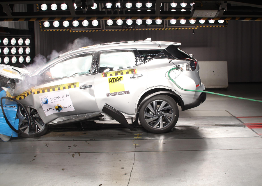 Nissan Murano decepciona al Latin NCAP