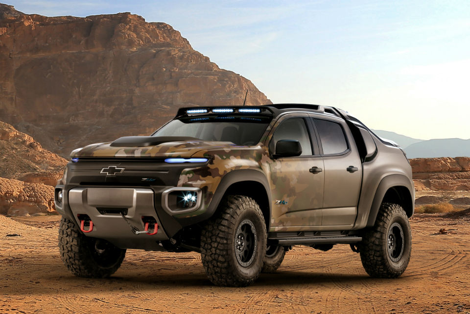 ZH2, la Chevrolet Colorado a hidrógeno para el ejército