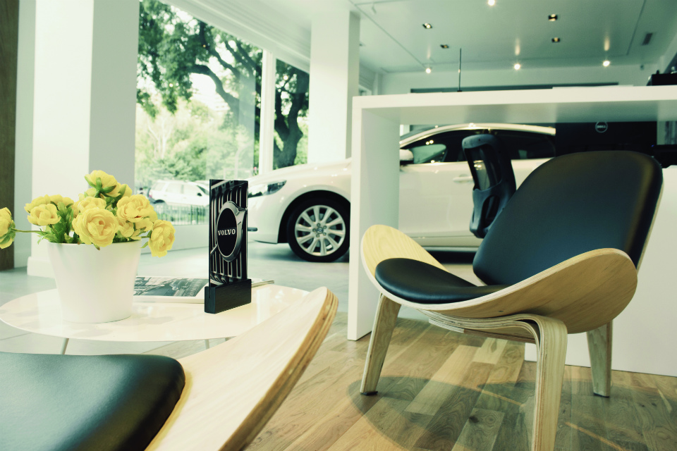 Boutique Volvo, el glamoroso showroom de Palermo