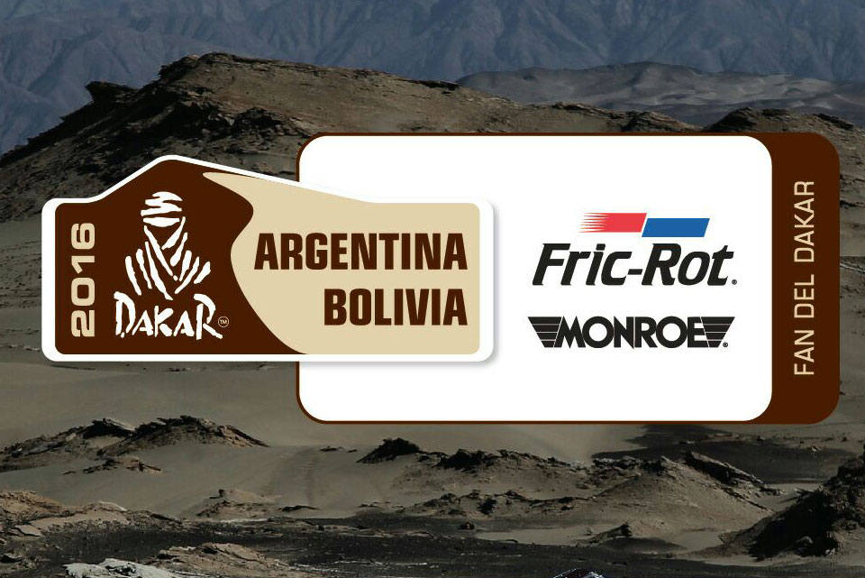 Fric-Rot será el amortiguador oficial del Dakar 2016