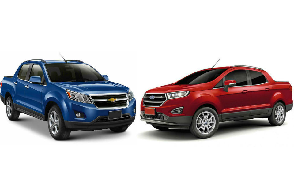 Ford y Chevrolet preparan el contraataque para enfrentar a las pick-up Fiat Toro y Renault Duster Oroch