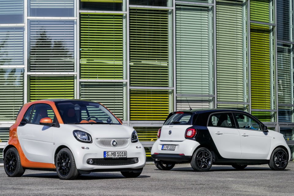 Los nuevos smart fortwo y forfour desembarcan en Argentina