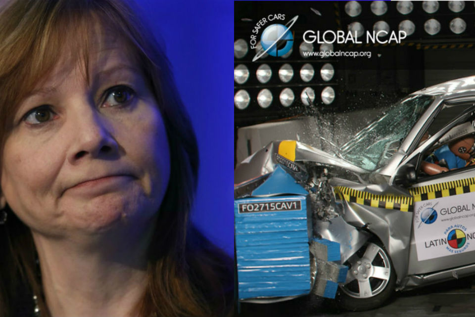 ¿Latin NCAP enfrentada con General Motors?